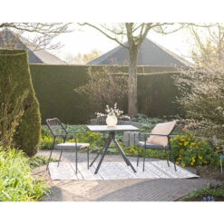 Garden Impressions Ross Tuinstoel - Zwart -Tuinmeubelwinkel 1000096410 0102