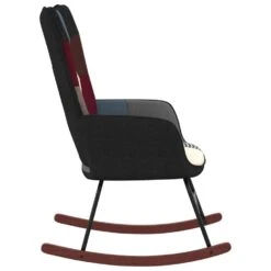 VidaXL Schommelstoel Patchwork Stof 6 VidaXL Schommelstoel Patchwork Stof -Tuinmeubelwinkel 124bf4257c1040aabf363404df1f7373