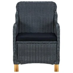 VidaXL Tuinstoelen 2 St Met Kussens Poly Rattan Donkergrijs 7 VidaXL Tuinstoelen 2 St Met Kussens Poly Rattan Donkergrijs -Tuinmeubelwinkel 14d661b47b2840ac964d3220da028e93