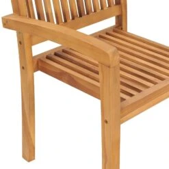 VidaXL Tuinstoelen Stapelbaar 2 St Massief Teakhout -Tuinmeubelwinkel 14f3b44bffa84c6b93f76ac2e49a02c3