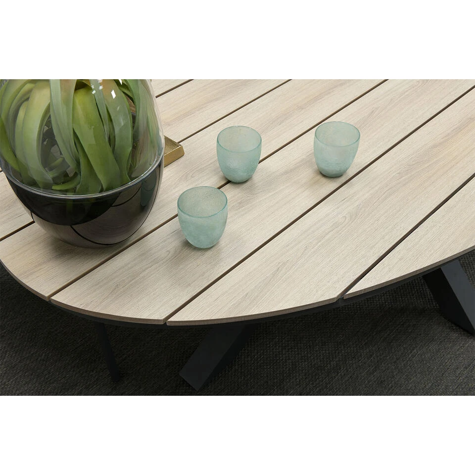 Garden Impressions Tulli Tuintafel 200x115 Cm - Donker Grijs 3 Garden Impressions Tulli Tuintafel 200x115 Cm - Donker Grijs - Afbeelding 3