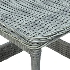VidaXL Tuintafel 45x45x46,5 Cm Poly Rattan Lichtgrijs -Tuinmeubelwinkel 276dad1a45bd49c29858f990001a1be2