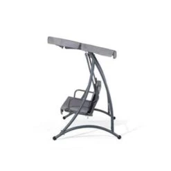 Beliani Schommelbank TEMPLE - Grijs Polyester -Tuinmeubelwinkel 2971f8da568d4ff79c32d700b35c5e55