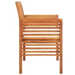 VidaXL Massief Acaciahouten Tuinbank Met Kussen 2-Zits Tuinset Buitenbank Bank -Tuinmeubelwinkel 3270ff527bd34e81a8aa7a9377337ced