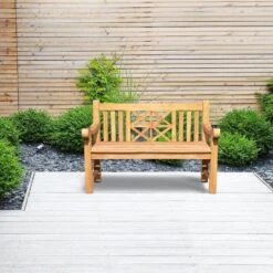 CLP Teakbank Florida 120 Cm -Tuinmeubelwinkel 35e991471b6b47538dd45b750a3487fa