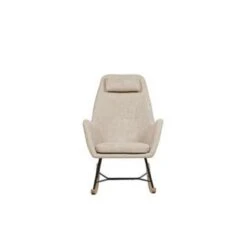 Beliani Schommelstoel ARRIE - Beige Polyester -Tuinmeubelwinkel 36e2624121294b889f368584b4f9229f