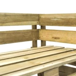 VidaXL Tuinhoekbank Pallet Hout -Tuinmeubelwinkel 38d34cf87f764e0084ef5be16da3cbdf