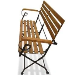 VidaXL Tuinbank Inklapbaar 112 Cm Massief Acaciahout -Tuinmeubelwinkel 3b9c654c743741f7b14e4f18f2141d68