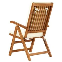 VidaXL Tuinstoelen 2 St Verstelbaar Met Kussens Massief Teakhout Crème -Tuinmeubelwinkel 443ab2fe52d6471988d629f798ed0b03