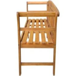 VidaXL Tuinbank 157 Cm Massief Acaciahout -Tuinmeubelwinkel 4580a39f6baa4e17b33bf74202da3240