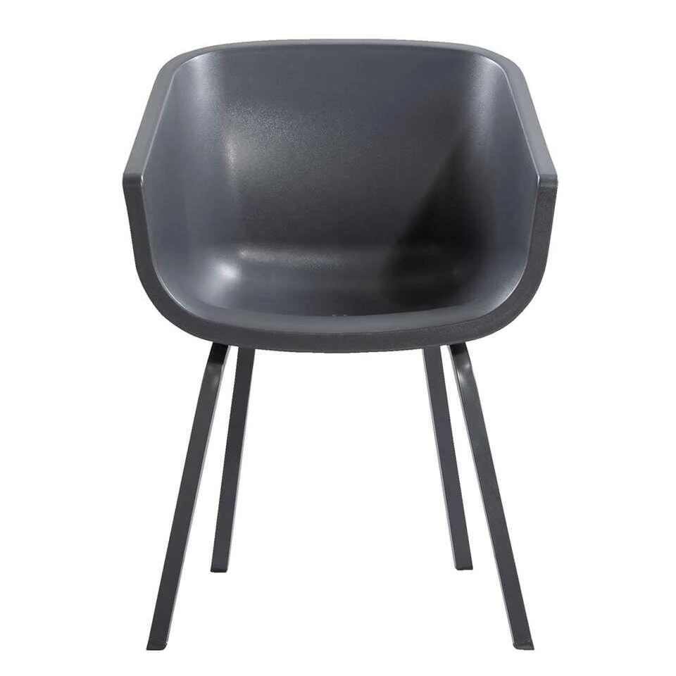 Hartman Kuipstoel Amalia - Antraciet - Aluminium Onderstel 2 Hartman Kuipstoel Amalia - Antraciet - Aluminium Onderstel - Afbeelding 2