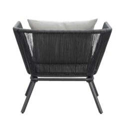 Loungestoel Almeria - Antraciet - 75x89x75 Cm -Tuinmeubelwinkel 50105176 8000