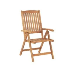 Beliani Inklapbare Tuinmeubels JAVA - Lichte Houtkleur Acaciahout -Tuinmeubelwinkel 5097dcbecbf642faadfb89a139777273