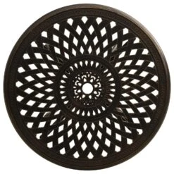 VidaXL Tuintafel 78x78x72 Cm Gietaluminium Bronskleurig -Tuinmeubelwinkel 5ee63e336cc34713896bf6f7071f601d