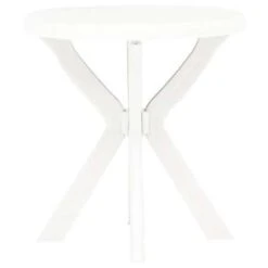 VidaXL Bistrotafel Ø70 Cm Kunststof Wit -Tuinmeubelwinkel 641da92a67b641cfa1e705e4ac4c8285