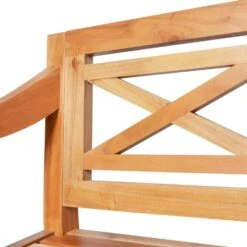 VidaXL Bank Batavia 136 Cm Massief Mahoniehout Lichtbruin -Tuinmeubelwinkel 659d32920b1547e7940ebcd96ff6d762