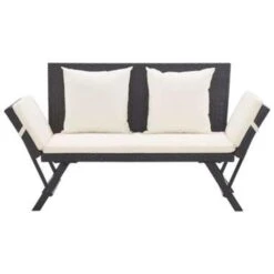VidaXL Tuinbank Met Kussens 176 Cm Poly Rattan Zwart 6 VidaXL Tuinbank Met Kussens 176 Cm Poly Rattan Zwart -Tuinmeubelwinkel 7b0f4fed603a4033baa58e3ab63907fd
