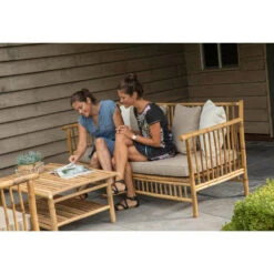 Exotan Bank Bamboo - Bruin (incl. Kussens) 6 Exotan Bank Bamboo - Bruin (incl. Kussens) -Tuinmeubelwinkel 81012377 0102