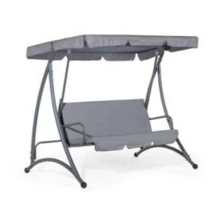 Beliani Schommelbank TEMPLE - Grijs Polyester -Tuinmeubelwinkel 87aea0cac16a4c22ad6557f83f7eb02d