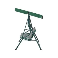 Beliani Schommelbank CHAPLIN - Groen Staal 7 Beliani Schommelbank CHAPLIN - Groen Staal -Tuinmeubelwinkel 8d9856d176b845cd9034a686385317e1