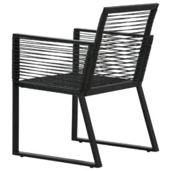 VidaXL Tuinstoelen 2 St PVC-rattan Zwart Overig -Tuinmeubelwinkel 9a0e9f31061f4aff9ca2b6ad51362acc