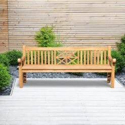 CLP Teakbank Florida 220 Cm -Tuinmeubelwinkel 9bb300956db345a18d771e7312315f0f