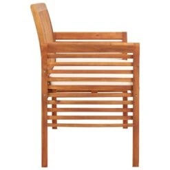 VidaXL Massief Acaciahouten Tuinbank Met Kussen 3-Zits Tuinset Buitenbank Bank -Tuinmeubelwinkel a4f38b18c063496ca7b5956e4cbb3ed2