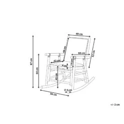 Beliani Schommelstoel FRIGOLE - Lichte Houtkleur Bamboehout 6 Beliani Schommelstoel FRIGOLE - Lichte Houtkleur Bamboehout -Tuinmeubelwinkel a7bf54dc45014ffa925159eb79e7307a