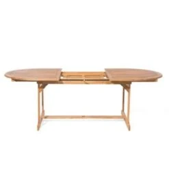 Beliani Verlengbare Tafel MAUI - Lichte Houtkleur Acaciahout 6 Beliani Verlengbare Tafel MAUI - Lichte Houtkleur Acaciahout -Tuinmeubelwinkel b577200613824f978c7fae04bce0a8a6