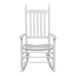 VidaXL Schommelstoel Met Gebogen Zitting Hout Wit 7 VidaXL Schommelstoel Met Gebogen Zitting Hout Wit -Tuinmeubelwinkel babc286272ac46eca07d055e360a7f38