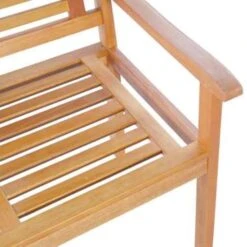 VidaXL Driezits Tuinbank 150 Cm Massief Eucalyptushout 7 VidaXL Driezits Tuinbank 150 Cm Massief Eucalyptushout -Tuinmeubelwinkel d2fac72dd88a456682cffb00e4bb7dc3