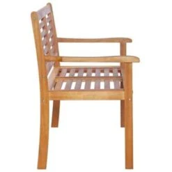 VidaXL Tweezits Tuinbank 120 Cm Massief Eucalyptushout -Tuinmeubelwinkel d89de45757b645d6849c9520f118f6dc