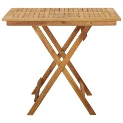 VidaXL Tuintafel Inklapbaar 90x90x75 Cm Massief Acaciahout -Tuinmeubelwinkel da1221842bcb47a0a9e53df42e123437