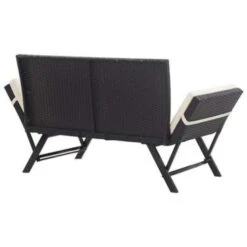 VidaXL Tuinbank Met Kussens 176 Cm Poly Rattan Zwart 7 VidaXL Tuinbank Met Kussens 176 Cm Poly Rattan Zwart -Tuinmeubelwinkel faef1c7b597c488390eb10e316127a41