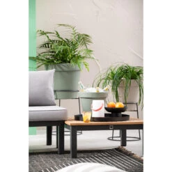 Le Sud Loungetafel Ardeche - Grijs - 72x72x31,5 Cm -Tuinmeubelwinkel sf 50156090 1013